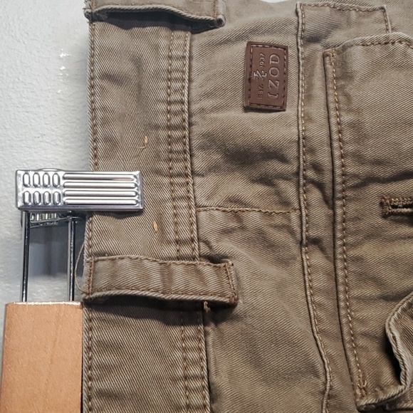 Izod shorts men's size 42 brown cargo shorts worn Summer - Picture 7 of 16